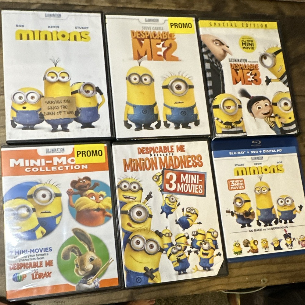 Universal Minions (2015) DVD, PG, English, Deleted Scenes, 2 are UNOPENED